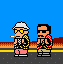 Fear & loating Nekketsu style icon/pixelart