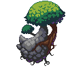 Floating Rock Island