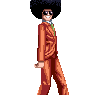 Jerry Fluff walk forward  icon/pixelart