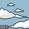 Flying House icon/pixelart