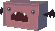 Flying Vampire Block  icon/pixelart