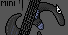 Wroar guitar-monsta  icon/pixelart