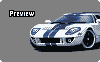 Ford GT icon/pixelart