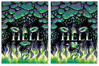 The hell in 8 colours