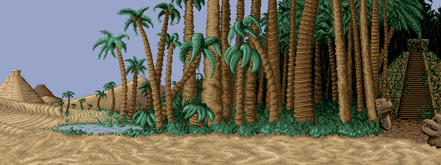 Desert-Jungle-Temple wide background