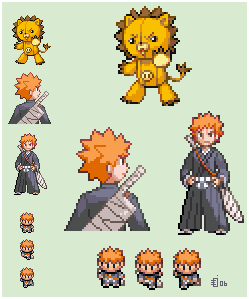 Kon and Ichigo