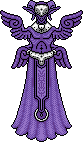 Purple dragon statue