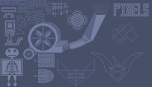 Robot [3 Color Doodles #1]