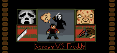 pixelween:scream V.S freddy by REO THE FOX