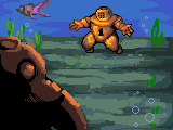 Scuba wrestling.