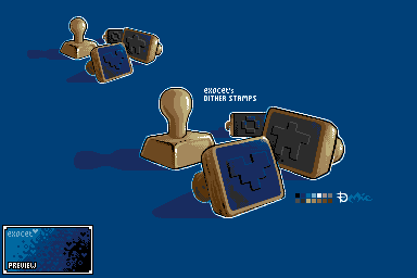 exocet dither stamps