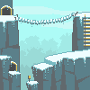 Blue icon/pixelart