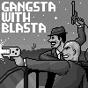 Gangsta With Blasta_CD cover icon/pixelart