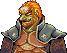 Ganondorf bust icon/pixelart