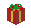 Gift box icon/pixelart