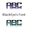 BlackEye's Font