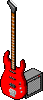 Electro-guitar with combo