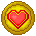 Hart coin!  icon/pixelart