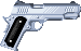 Handgun  icon/pixelart