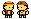 Luffy and Ace icon/pixelart