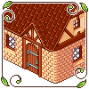 Iso Medium House  icon/pixelart