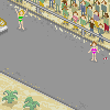 Dancing car IV  icon/pixelart