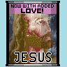 Jesus in a can.  icon/pixelart