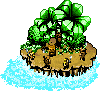 Island icon/pixelart