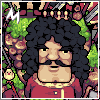 King Mustachio icon/pixelart