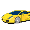 Lamborghini Gallardo icon/pixelart