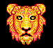 Lion icon/pixelart