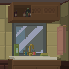 Retro adventure bathroom