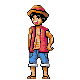 Mogiwara no Luffy icon/pixelart