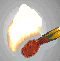 Burning match