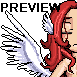 Mercury angel naga  icon/pixelart