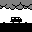 Stormy Night on a Rocky Road  icon/pixelart