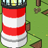 Lighthouse icon/pixelart