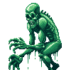 Moat monster  icon/pixelart