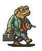 Business Toad, or More Foolishness icon/pixelart