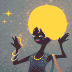 The blissful vanity of Ms. Sun icon/pixelart