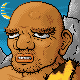 Bald Neanderthal icon/pixelart