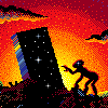 The New Dawn Of Mankind  icon/pixelart