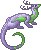 Green-Bellied Ninny icon/pixelart