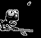 the frog and the fly icon/pixelart