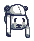 Panda Hat icon/pixelart