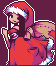 Christmas Girl icon/pixelart