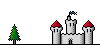 Coming back to castle  icon/pixelart