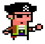 Pirate icon/pixelart
