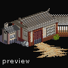 Japanese house icon/pixelart