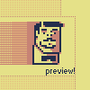 Mr. Moustache Likes pixels!